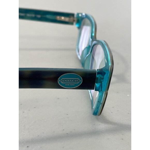 Coach HC 6040 Brooklyn Eyeglasses 5116 Dark Tortoise Teal Designer Frames Luxury - Picture 6 of 9